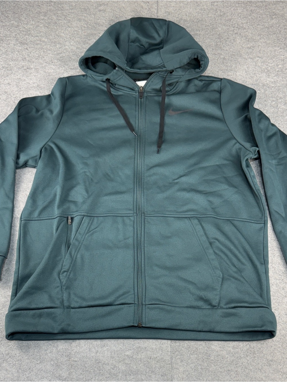 Nike Therma-FIT Deep Teal Full Zip Hoodie Men’s XL